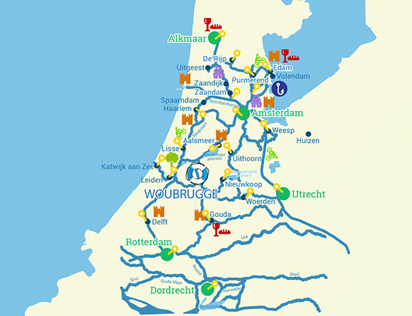 Attraits touristiques au Pays-Bas