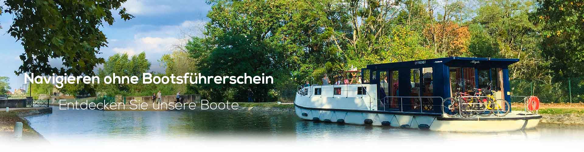 Ihr führerscheinfreis Hausboot