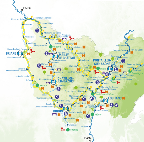 Carte bases Bourgogne 2022